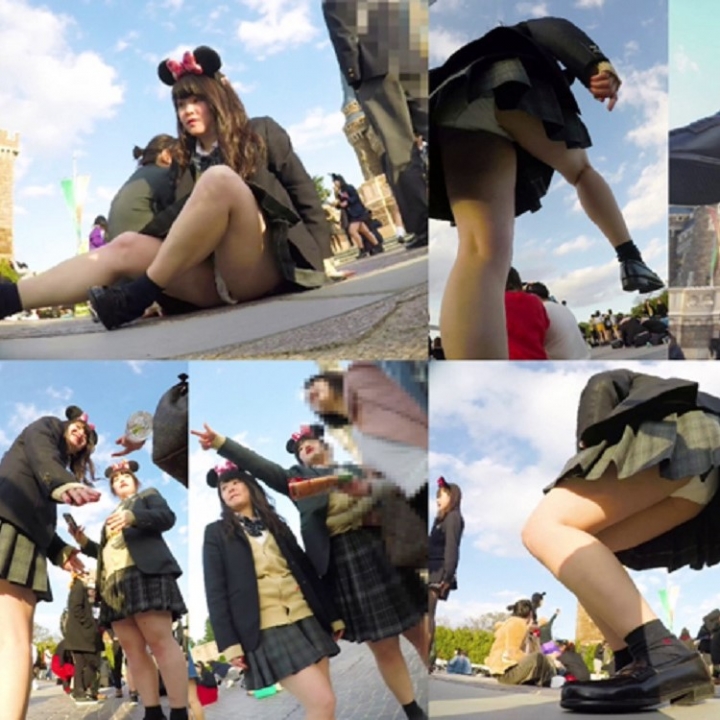 part2★デ〇ニーランドでまさかのスカート内****！夢の国のパンツ！ - FC2 Video (Adult)