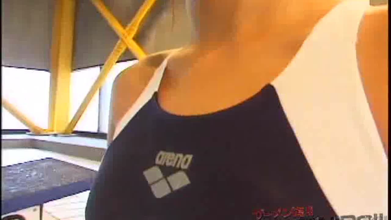 【無修正】愛の競泳水着　プールサイドストーリー3　秋本 レナ